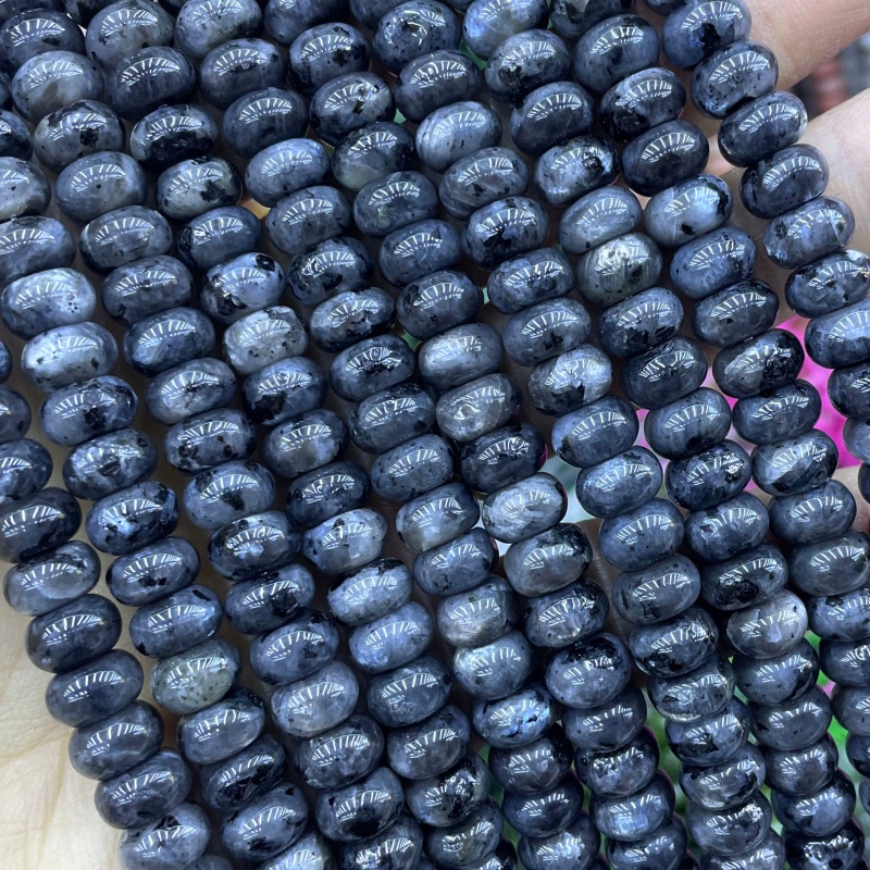 Jewelry Making Amazon - Натуральные каменные бусины-разделители 4x6 мм, 5x8