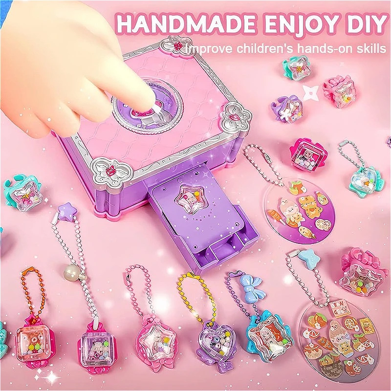 Jewelry Making Kit For Kids - Набор для изготовления 3D-наклеек DIY Машина