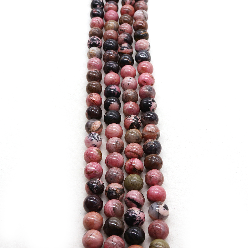 Jewelry Making Ideas With Beads - 4-12 мм китайские бусины с родолитом,