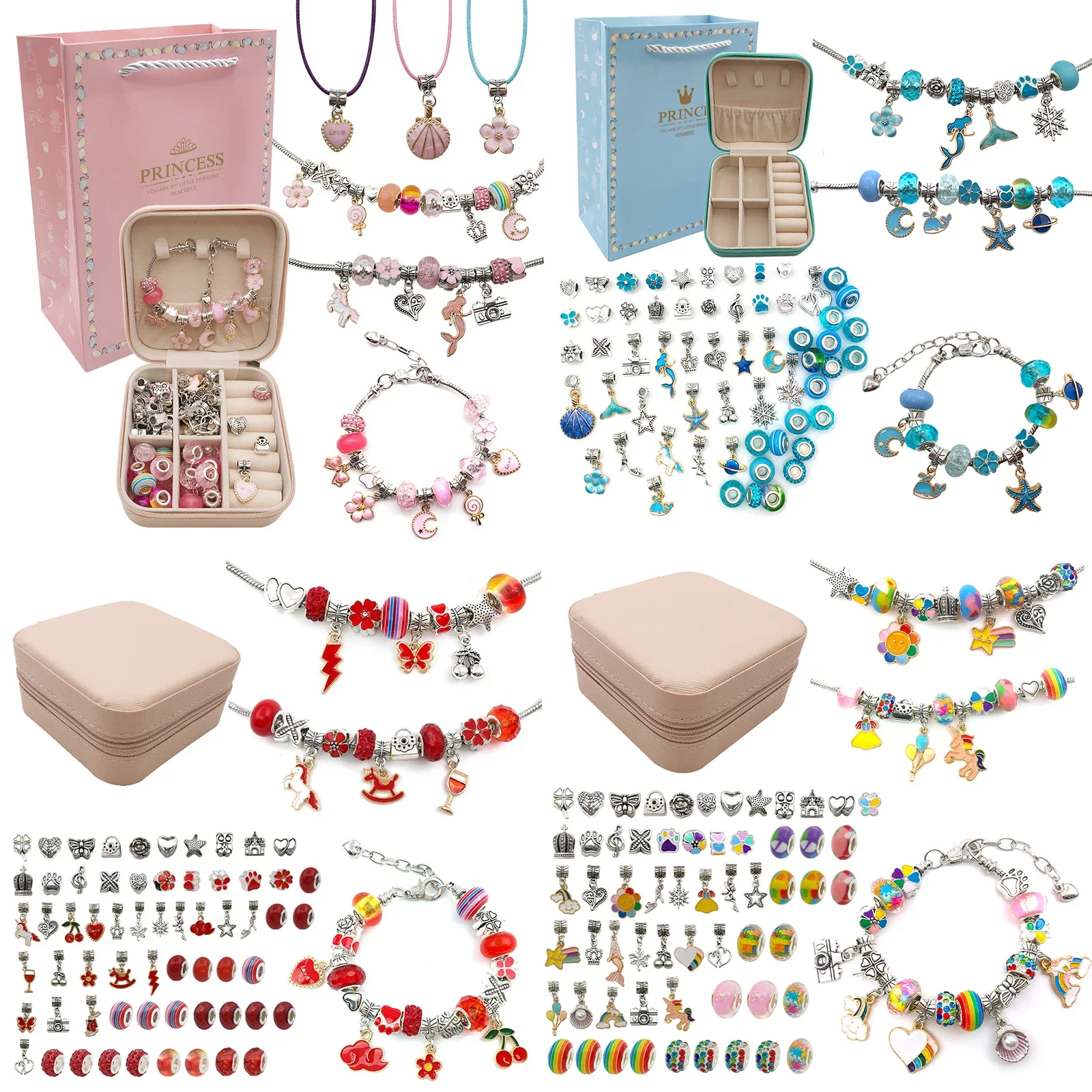 Jewelry Making Kit For Kids - Детский комплект для девочек, Подарочная коробка,