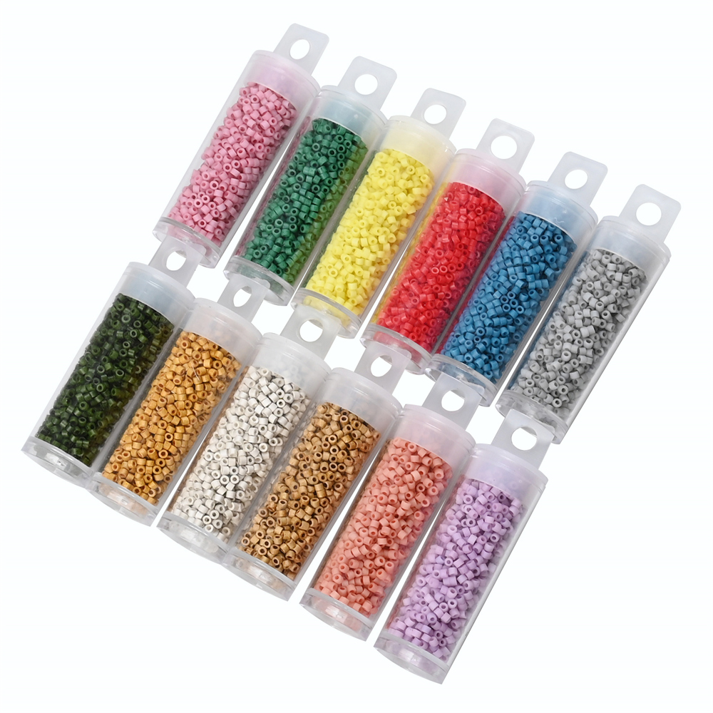 Seed Bead Tube - 10 грамм японские матовые маленькие стеклянные