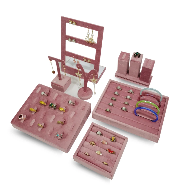 Jewelry Making Organizer - Новый розовый бархатный органайзер для ювелирных