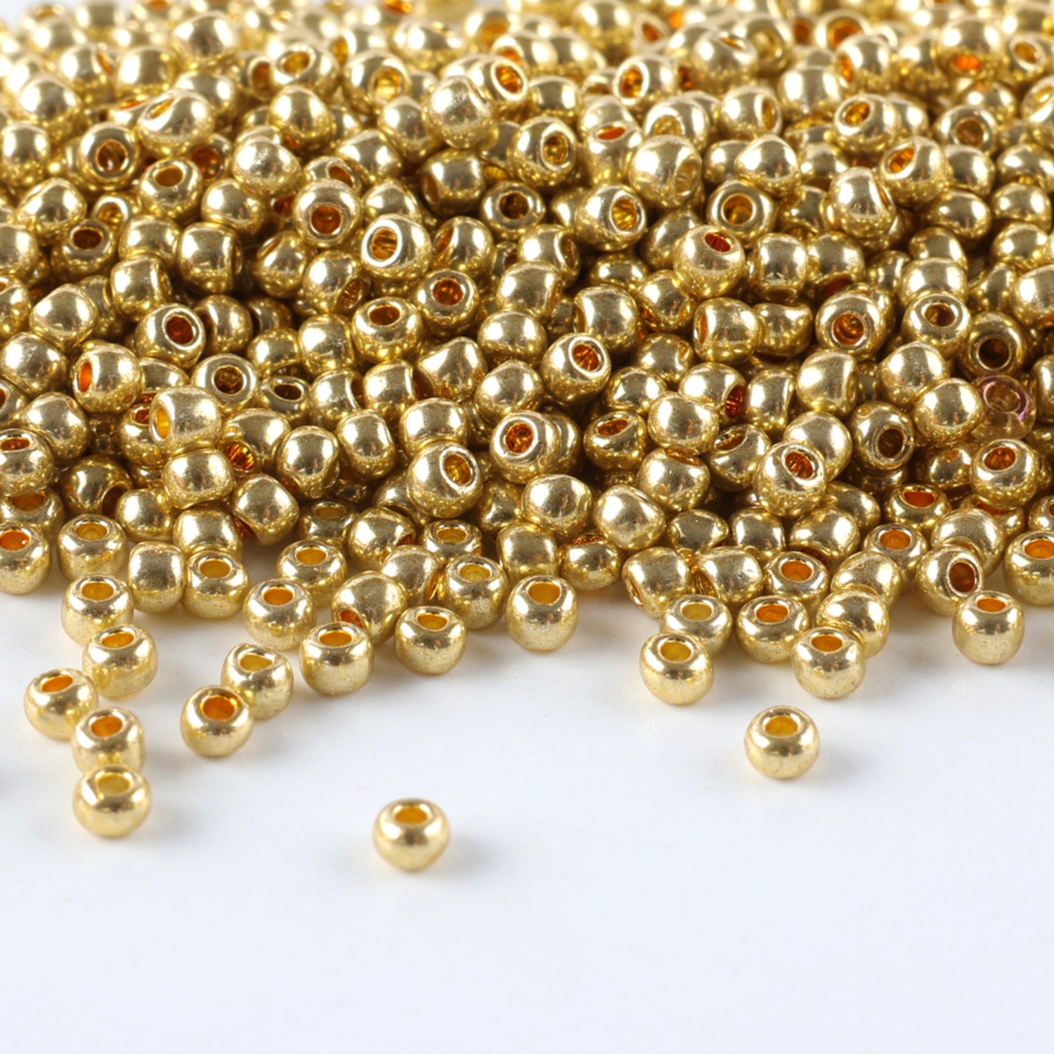 Seed Bead Tube - Бусины металлические круглые CJ 11/0, высококачественные