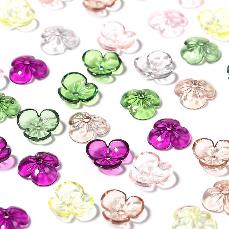 Jewelry Making With Resin - 20 шт./лот, прозрачные смоляные бусины-лепестки, цветы,