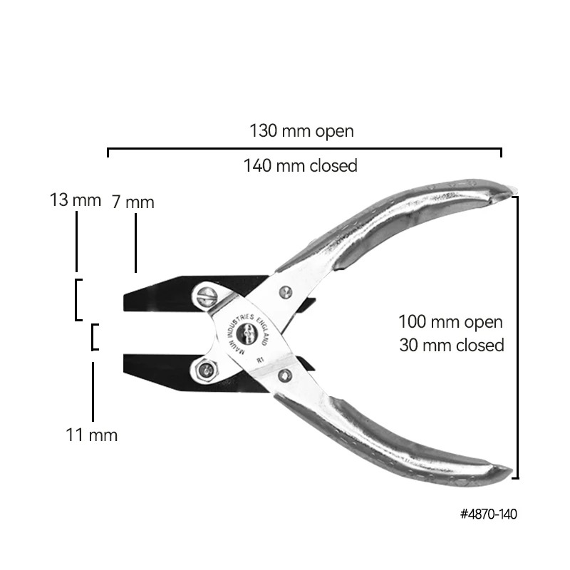 Jewelry Making Uk - UK MAUN 140 мм гладкие челюсти