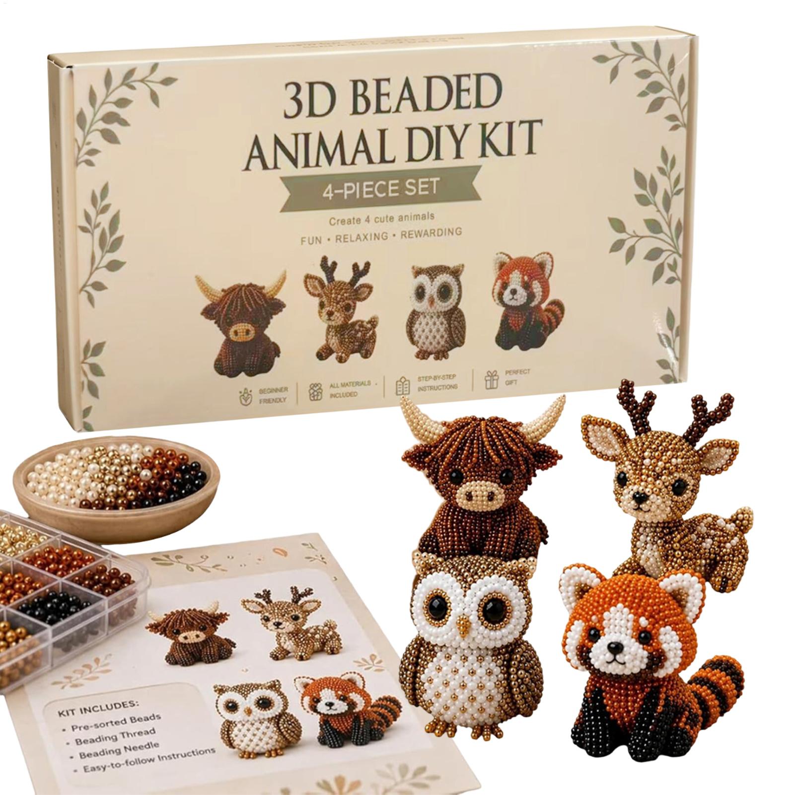 Jewelry Making Kit For Kids - Набор для создания 3D-фигурок животных из