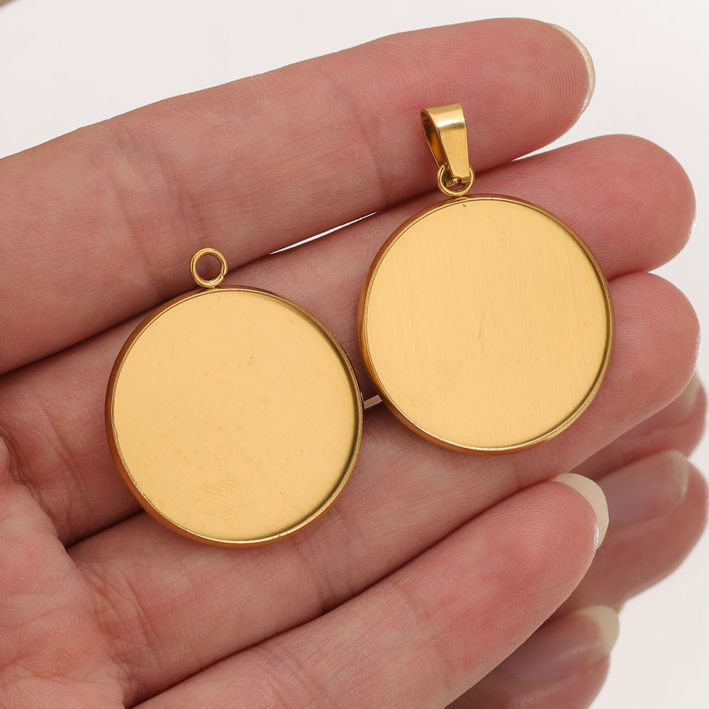 Jewelry Making With Resin - 10 шт., золотые подвески из нержавеющей