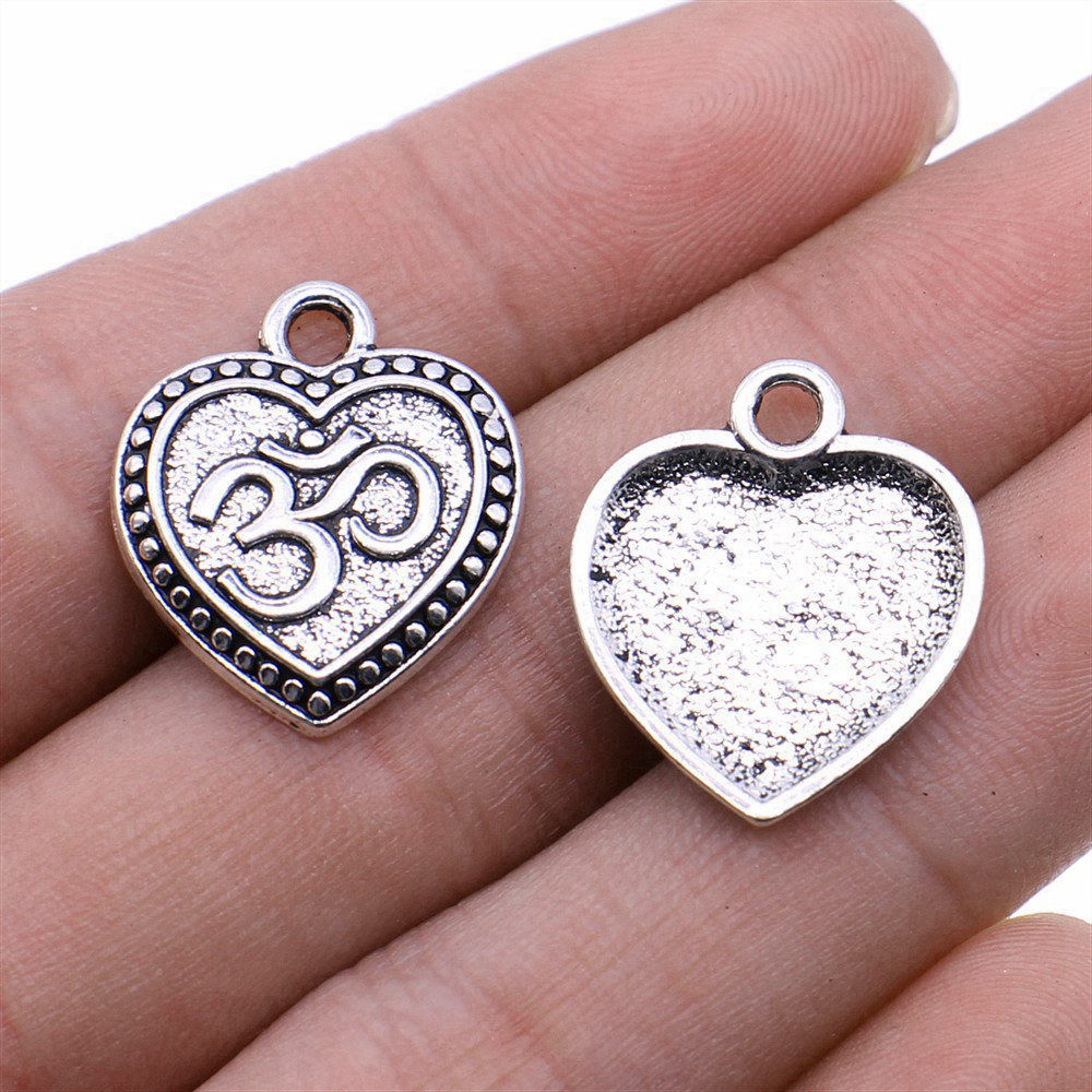 Jewelry Making The Well - Подвеска-талисман с символом йоги и медитации,
