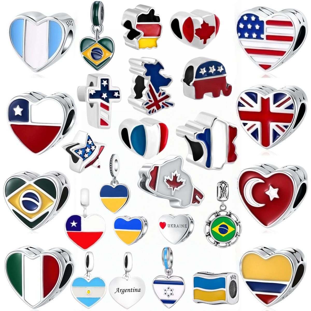 Jewelry Making Uk - Новые серебряные подвески S925 в форме