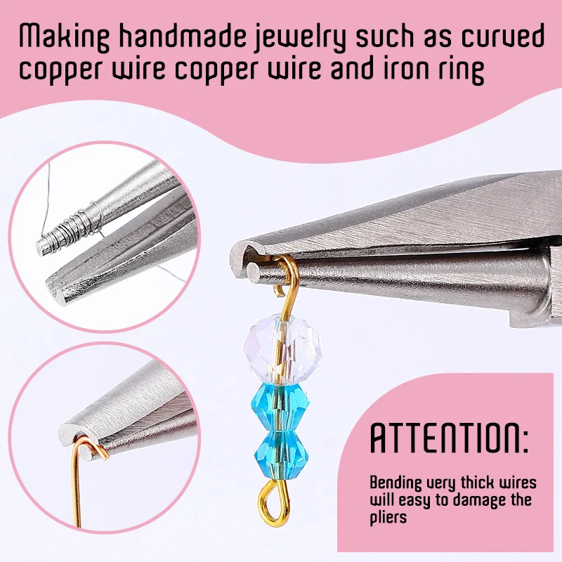 Jewelry Making Pliers - 1 шт. розовые круглогубцы для гибки