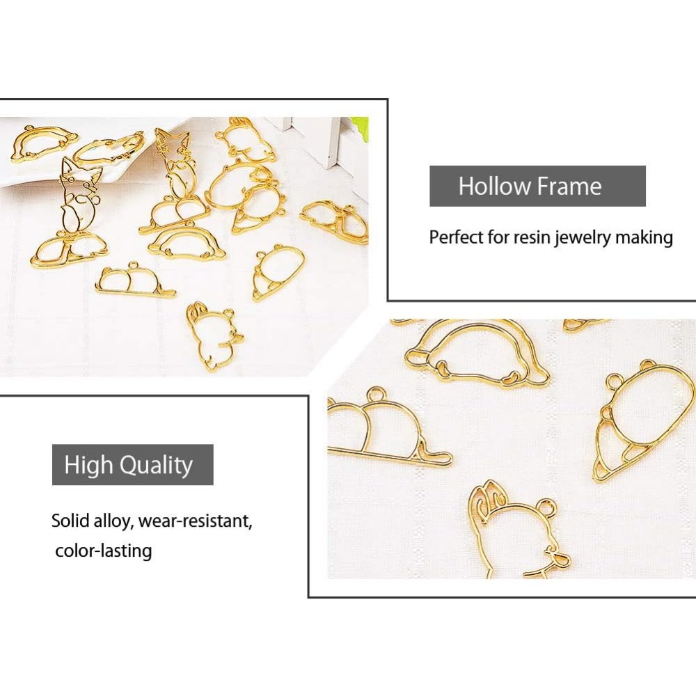 14 шт., подвески в виде открыт – обзор и цена Jewelry Making With Resin