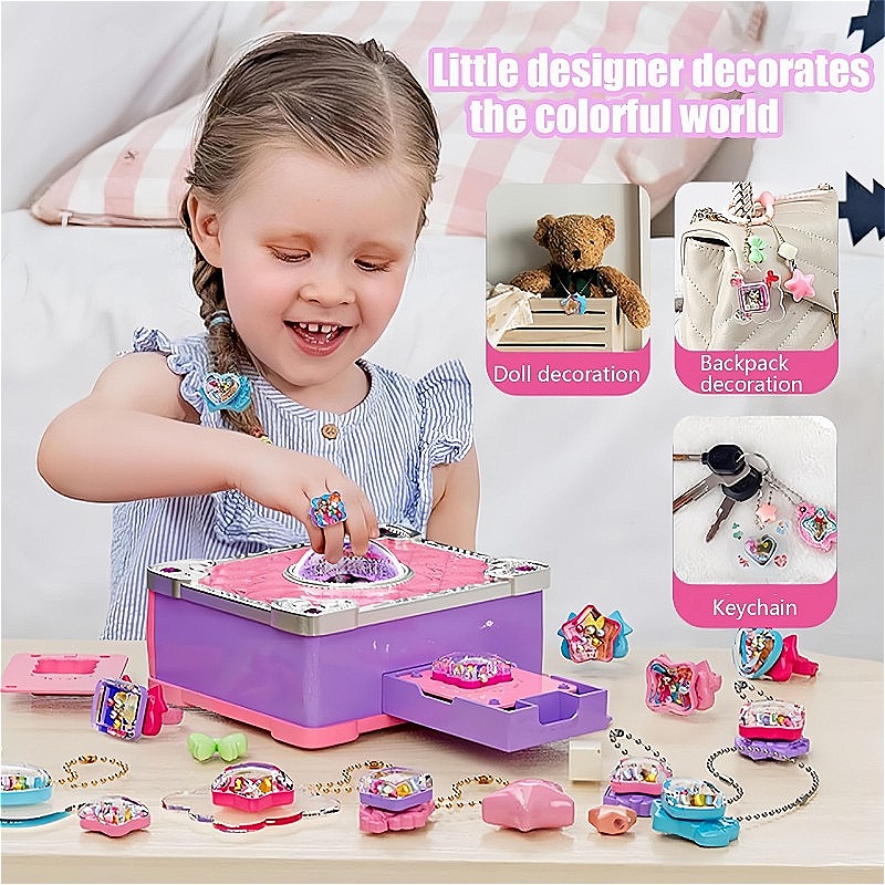 Набор для изготовления 3D-накл – обзор и цена Jewelry Making Kit For Kids