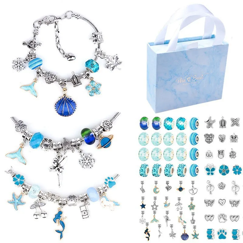 Детский комплект для девочек,  – обзор и цена Jewelry Making Kit For Kids