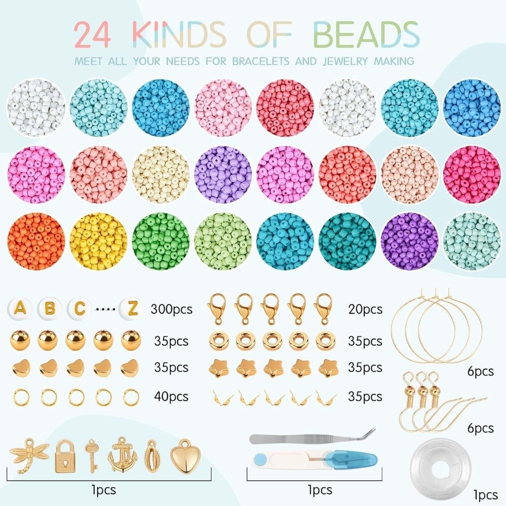 Набор для изготовления украшен – обзор и цена Jewelry Making Kit For Kids