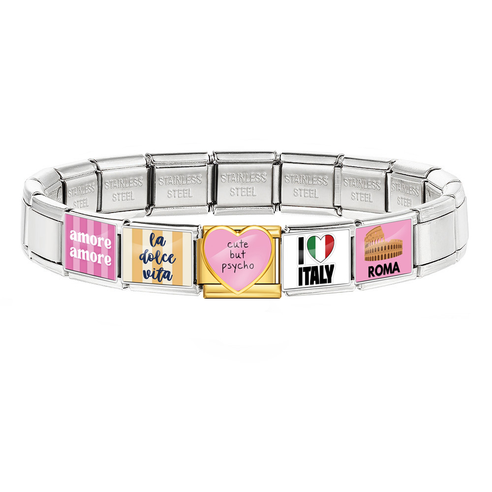 Браслет из нержавеющей стали I – обзор и цена Jewelry Making Rome