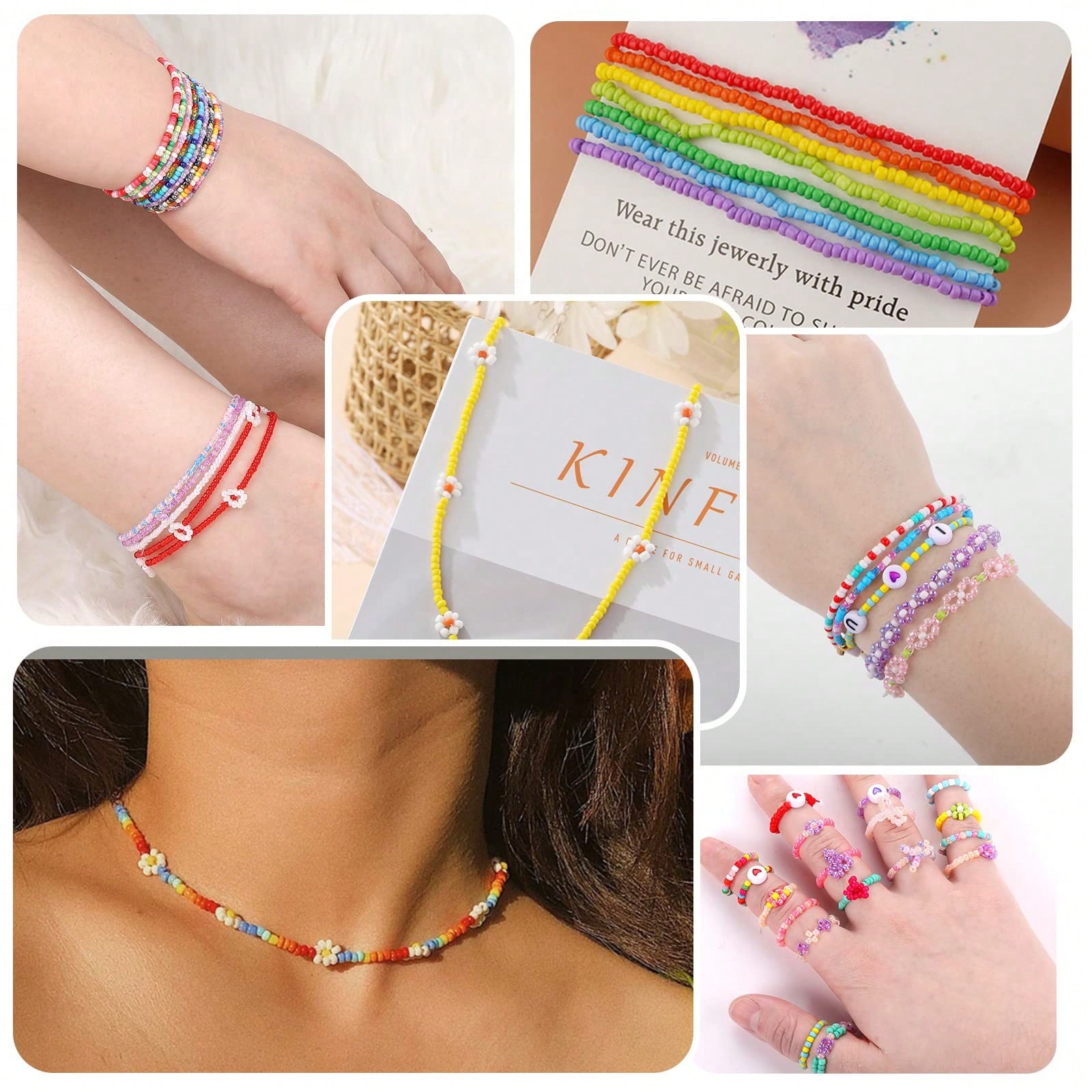 5760 шт. бисера 3 мм в коробке – обзор и цена Jewelry Making Kit For Kids
