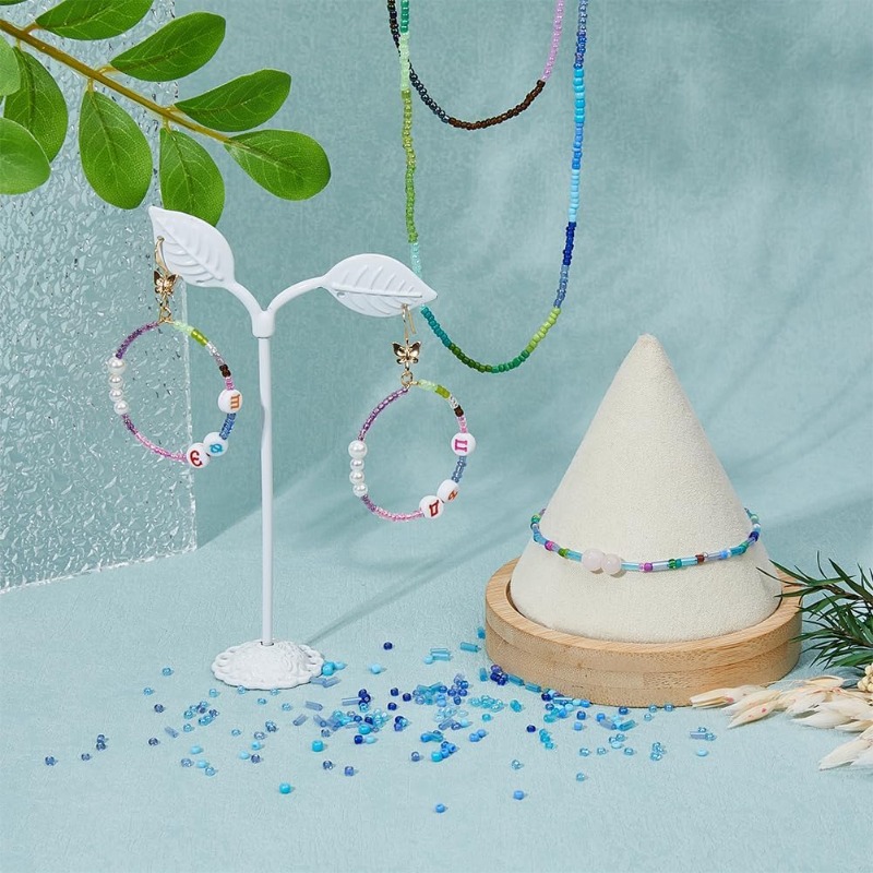 15000 шт., 15 стилей, синий би – обзор и цена Seed Bead Tube