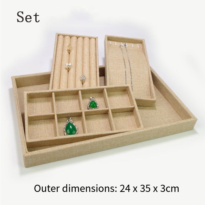 Элегантный льняной поднос для  – обзор и цена Jewelry Making Organizer