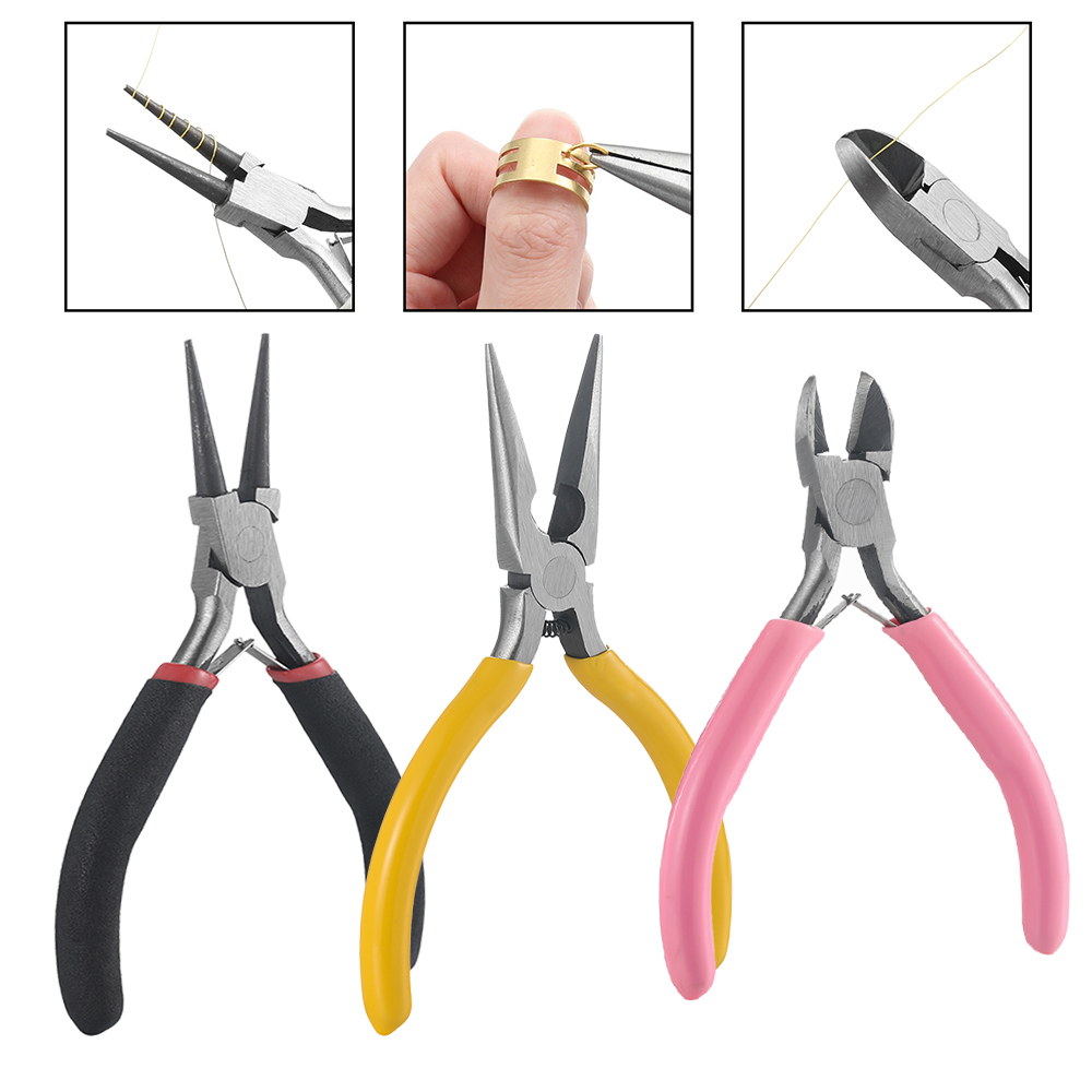 3 шт./компл., 3 стиля, плоског – обзор и цена Jewelry Making Pliers